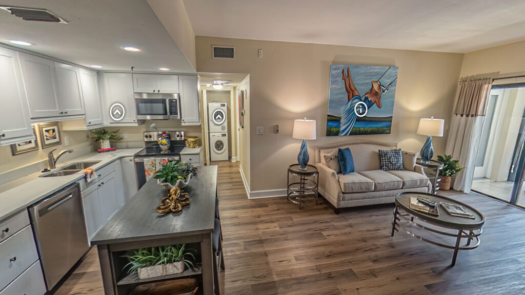 Interactive tour of 1BD unit